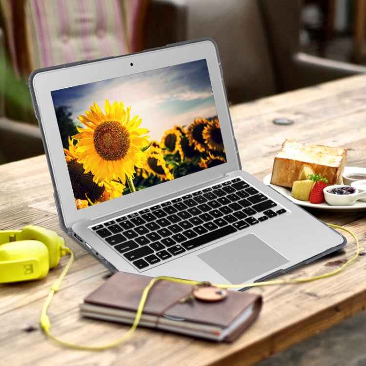 TPU + PC Two-color Anti-fall Laptop Protective Case, For MacBook Air 11.6 inch A1465 / A1370, For MacBook Retina 12 inch A1534