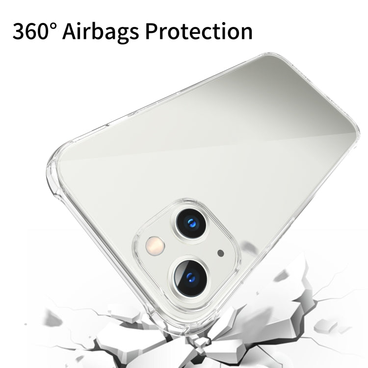 LESUDESIGN Rhino Shield Series TPU Anti-fall Transparent Phone Protective Case with Sound Conversion Design, For iPhone 13, For iPhone 13 Pro