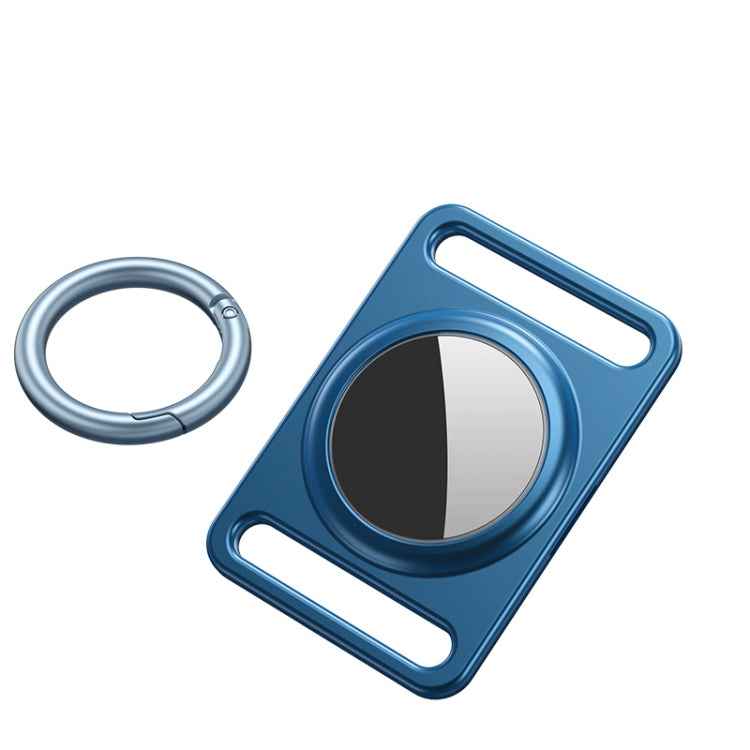 Magnetic Metal Protective Cover Case with Switchable Keychain Ring For AirTag 2nd Gen / AirTag 1st Gen