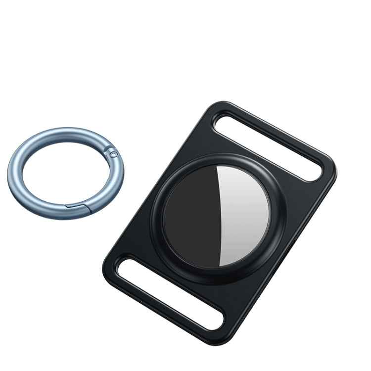 Magnetic Metal Protective Cover Case with Switchable Keychain Ring For AirTag 2nd Gen / AirTag 1st Gen