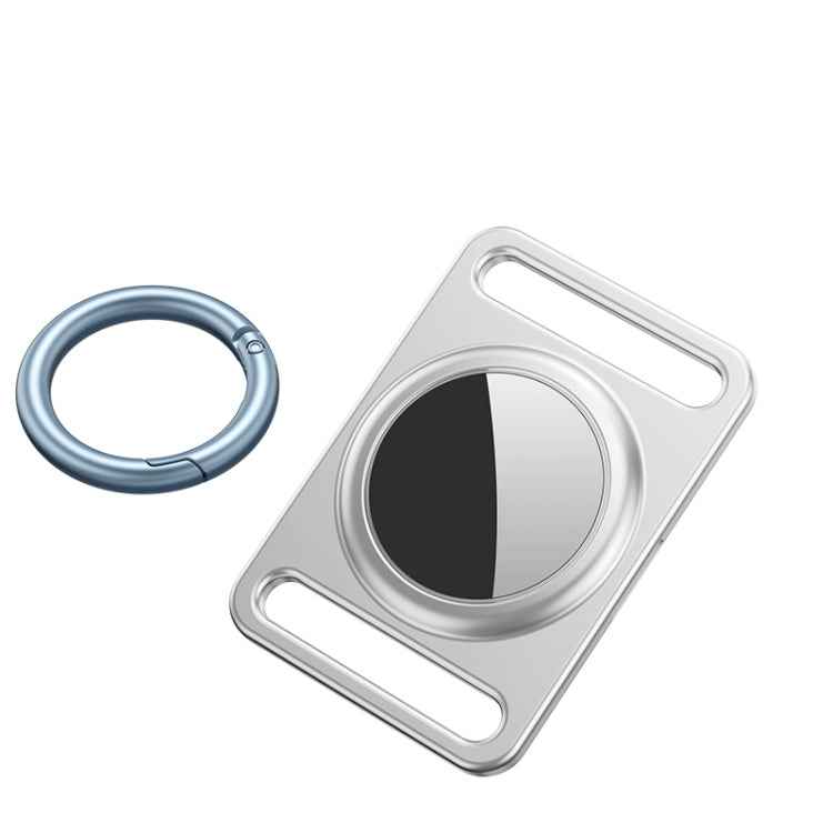 Magnetic Metal Protective Cover Case with Switchable Keychain Ring For AirTag 2nd Gen / AirTag 1st Gen