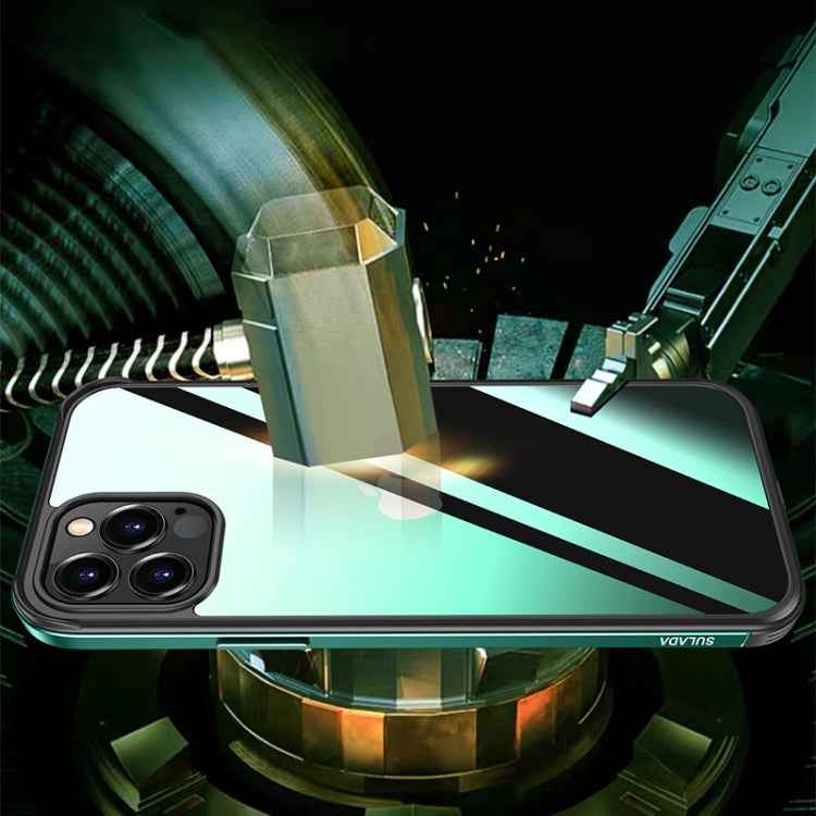 SULADA Shockproof Aviation Aluminum Metal Frame + Nano Glass + TPU Protective Case, For iPhone 11, For iPhone 11 Pro, For iPhone 12 mini, For iPhone 12, For iPhone 12 Pro, For iPhone 12 Pro Max, For iPhone 11 Pro Max, For iPhone XS / X