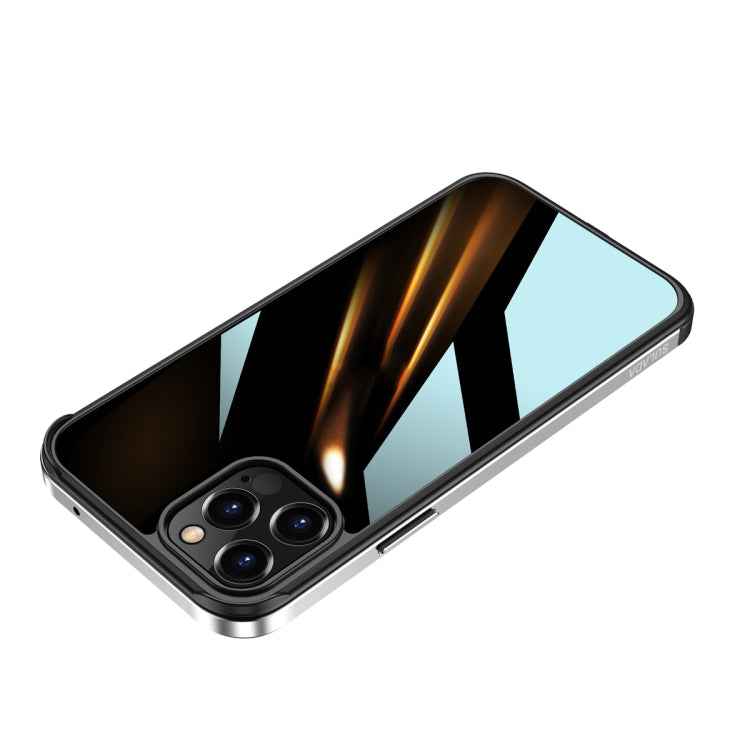SULADA Shockproof Aviation Aluminum Metal Frame + Nano Glass + TPU Protective Case, For iPhone 11, For iPhone 11 Pro, For iPhone 12 mini, For iPhone 12, For iPhone 12 Pro, For iPhone 12 Pro Max, For iPhone 11 Pro Max, For iPhone XS / X