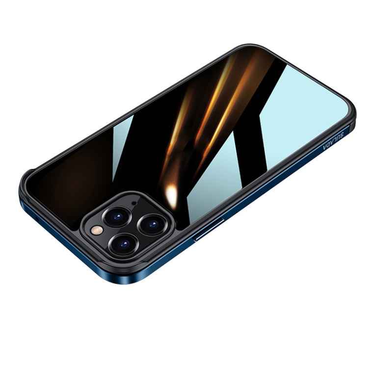 SULADA Shockproof Aviation Aluminum Metal Frame + Nano Glass + TPU Protective Case, For iPhone 11, For iPhone 11 Pro, For iPhone 12 mini, For iPhone 12, For iPhone 12 Pro, For iPhone 12 Pro Max, For iPhone 11 Pro Max, For iPhone XS / X