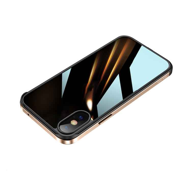 SULADA Shockproof Aviation Aluminum Metal Frame + Nano Glass + TPU Protective Case, For iPhone 11, For iPhone 11 Pro, For iPhone 12 mini, For iPhone 12, For iPhone 12 Pro, For iPhone 12 Pro Max, For iPhone 11 Pro Max, For iPhone XS / X