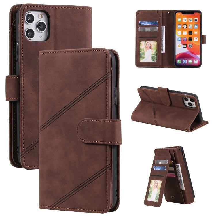Skin Feel Business Horizontal Flip PU Leather Case with Holder & Multi-Card Slots & Wallet & Lanyard & Photo Frame, For iPhone 11, For iPhone 11 Pro, For iPhone 11 Pro Max, For iPhone 12 mini, For iPhone 12 / 12 Pro, For iPhone 12 Pro Max              ...