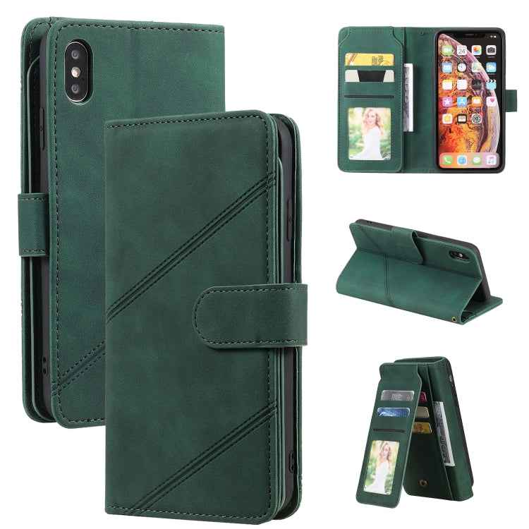 Skin Feel Business Horizontal Flip PU Leather Case with Holder & Multi-Card Slots & Wallet & Lanyard & Photo Frame, For iPhone 11, For iPhone 11 Pro, For iPhone 11 Pro Max, For iPhone 12 mini, For iPhone 12 / 12 Pro, For iPhone 12 Pro Max              ...