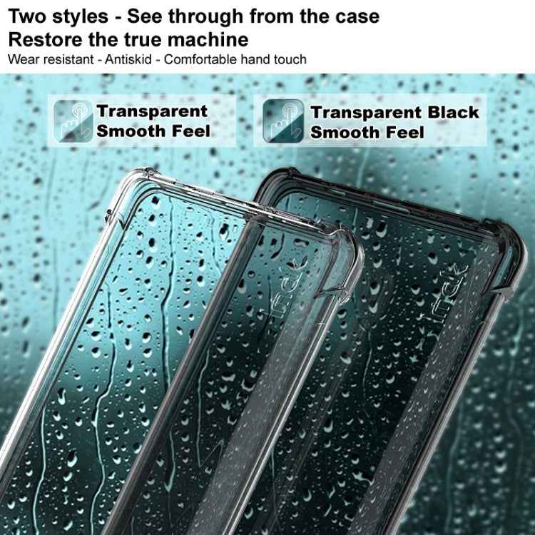For OnePlus Nord CE 5G IMAK All-inclusive Shockproof Airbag TPU Case (Transparent Black)