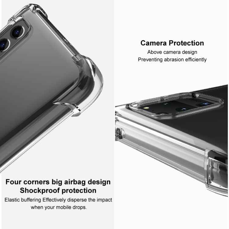For OnePlus Nord CE 5G IMAK All-inclusive Shockproof Airbag TPU Case (Transparent Black)