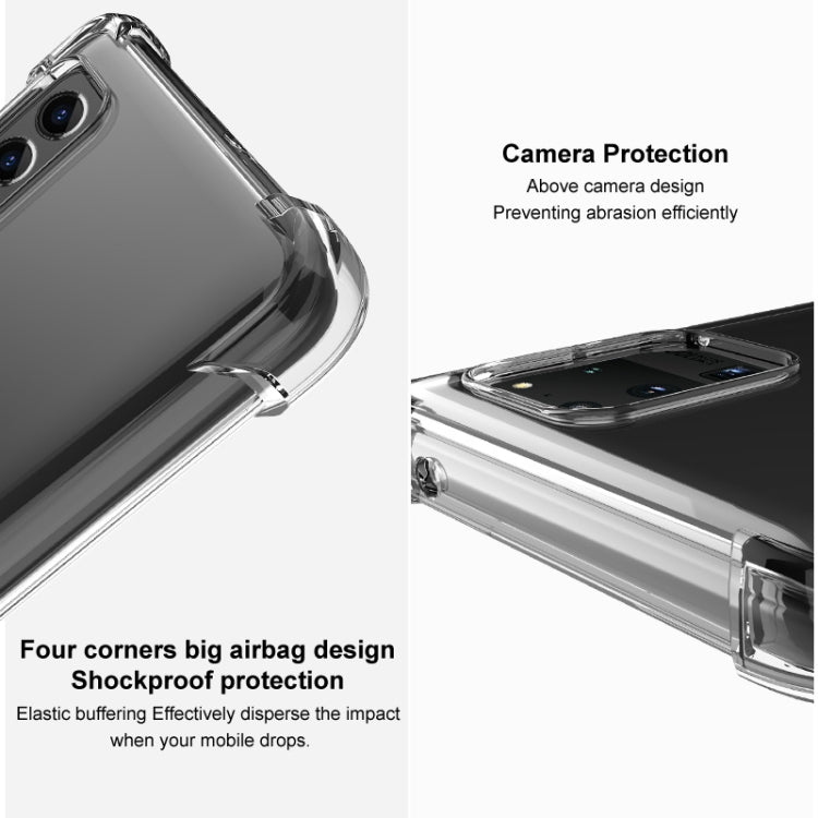 For OnePlus Nord CE 5G IMAK All-inclusive Shockproof Airbag TPU Case (Transparent Black)