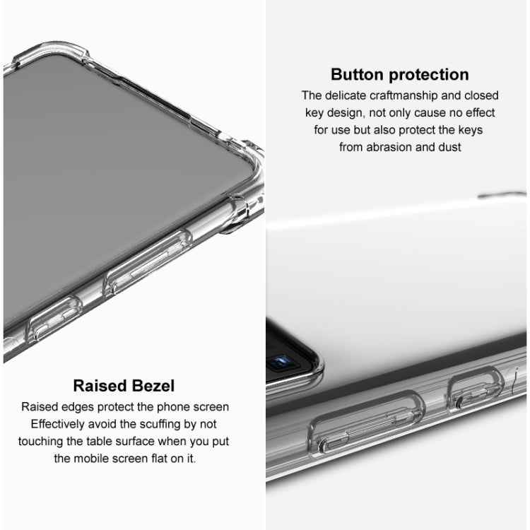 For OnePlus Nord CE 5G IMAK All-inclusive Shockproof Airbag TPU Case (Transparent Black)