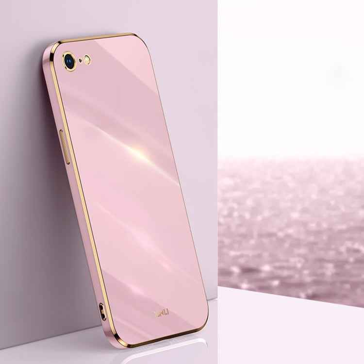 XINLI Straight Edge 6D Electroplate TPU Phone Case, For iPhone 6 / 6s, For iPhone 6 Plus / 6s Plus, For iPhone SE 2022 / SE 2020 / 8 / 7, For iPhone 11, For iPhone 11 Pro, For iPhone 11 Pro Max, For iPhone 12