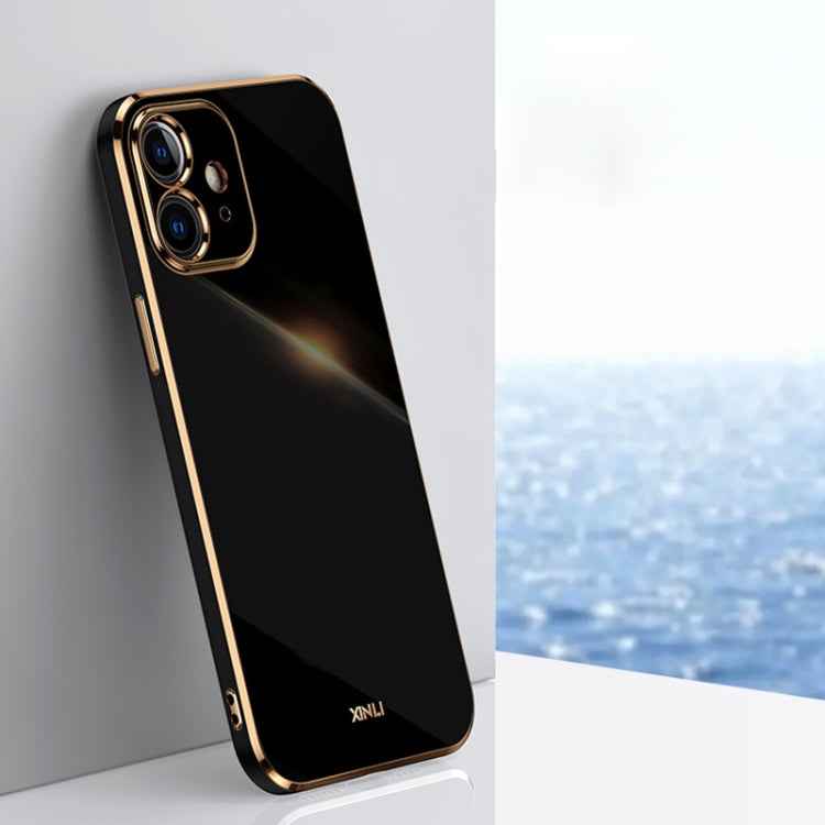 XINLI Straight Edge 6D Electroplate TPU Phone Case, For iPhone 6 / 6s, For iPhone 6 Plus / 6s Plus, For iPhone SE 2022 / SE 2020 / 8 / 7, For iPhone 11, For iPhone 11 Pro, For iPhone 11 Pro Max, For iPhone 12