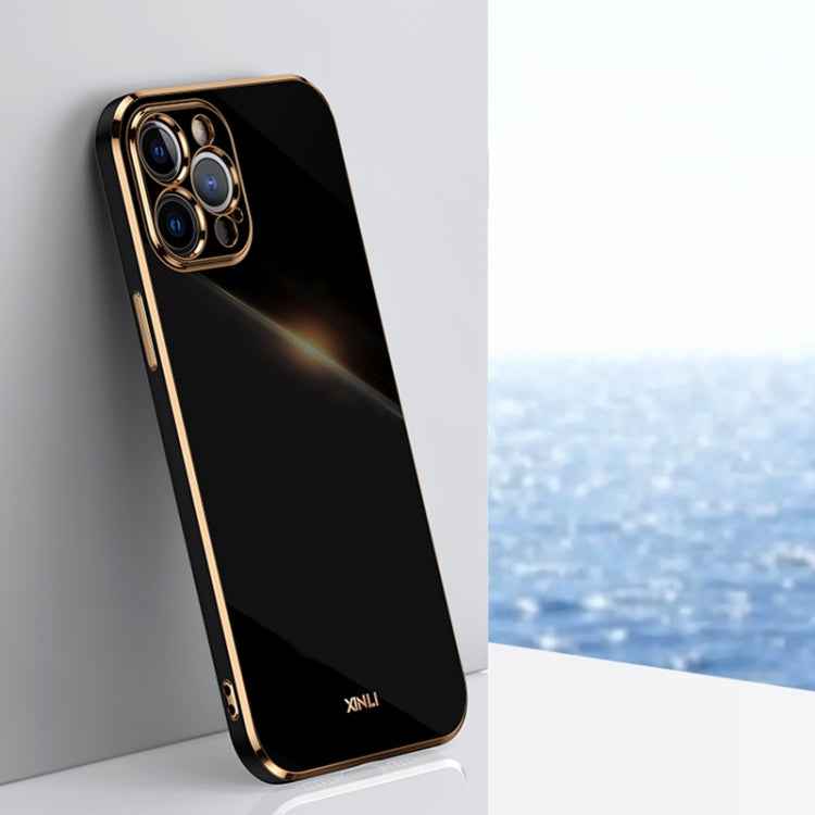 XINLI Straight Edge 6D Electroplate TPU Phone Case, For iPhone 12 mini, For iPhone 12 Pro Max, For iPhone X, For iPhone XR, For iPhone XS, For iPhone XS Max, For iPhone 8 Plus / 7 Plus