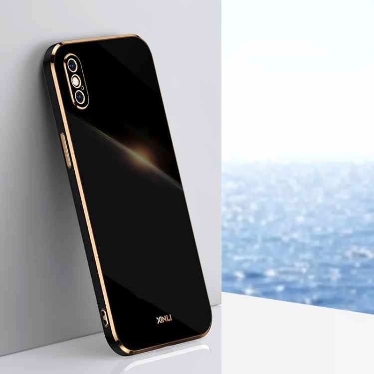 XINLI Straight Edge 6D Electroplate TPU Phone Case, For iPhone 12 mini, For iPhone 12 Pro Max, For iPhone X, For iPhone XR, For iPhone XS, For iPhone XS Max, For iPhone 8 Plus / 7 Plus