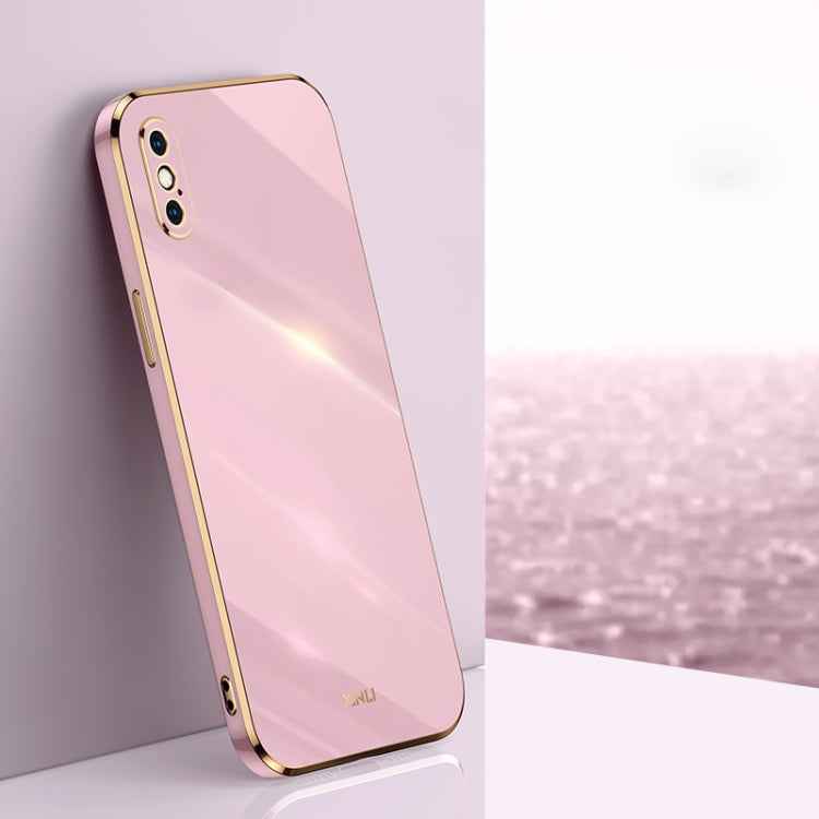 XINLI Straight Edge 6D Electroplate TPU Phone Case, For iPhone 12 mini, For iPhone 12 Pro Max, For iPhone X, For iPhone XR, For iPhone XS, For iPhone XS Max, For iPhone 8 Plus / 7 Plus