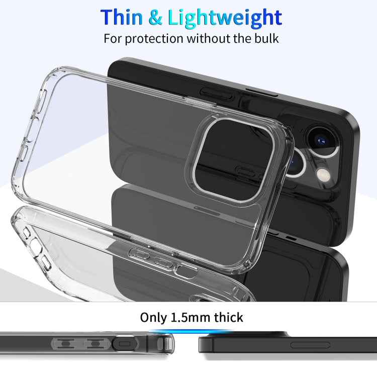Clear Crystal Acrylic +TPU Four-corner Shockproof Case, For iPhone 13 mini, For iPhone 13, For iPhone 13 Pro, For iPhone 13 Pro Max