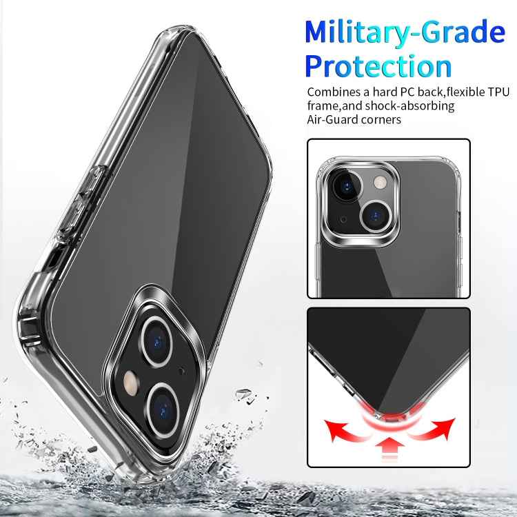 Clear Crystal Acrylic +TPU Four-corner Shockproof Case, For iPhone 13 mini, For iPhone 13, For iPhone 13 Pro, For iPhone 13 Pro Max