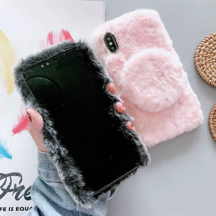 Plush Phone Protect Case with Mirror