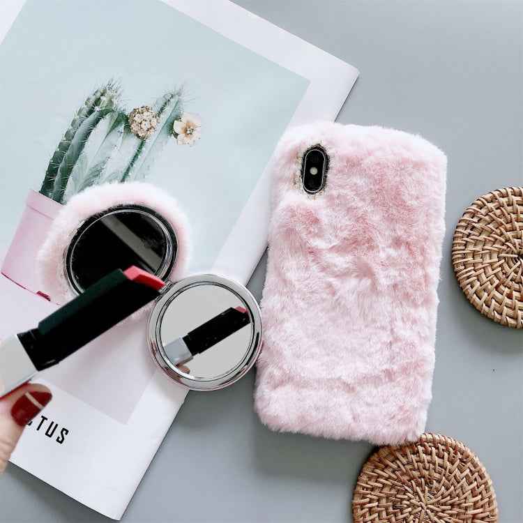 Plush Phone Protect Case with Mirror