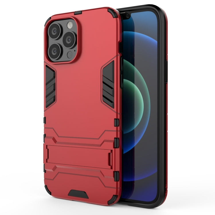 PC + TPU Shockproof Protective Case with Invisible Holder, For iPhone 13 Pro Max, For iPhone 13 mini, For iPhone 13 Pro, For iPhone 13
