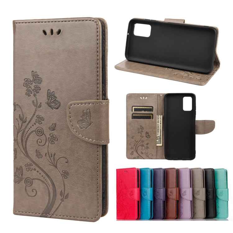 Butterfly Flower Pattern Horizontal Flip Leather Case with Holder & Card Slots & Wallet, For Samsung Galaxy A03s 164mm, For iPhone 13 mini, For iPhone 13, For iPhone 13 Pro, For iPhone 13 Pro Max