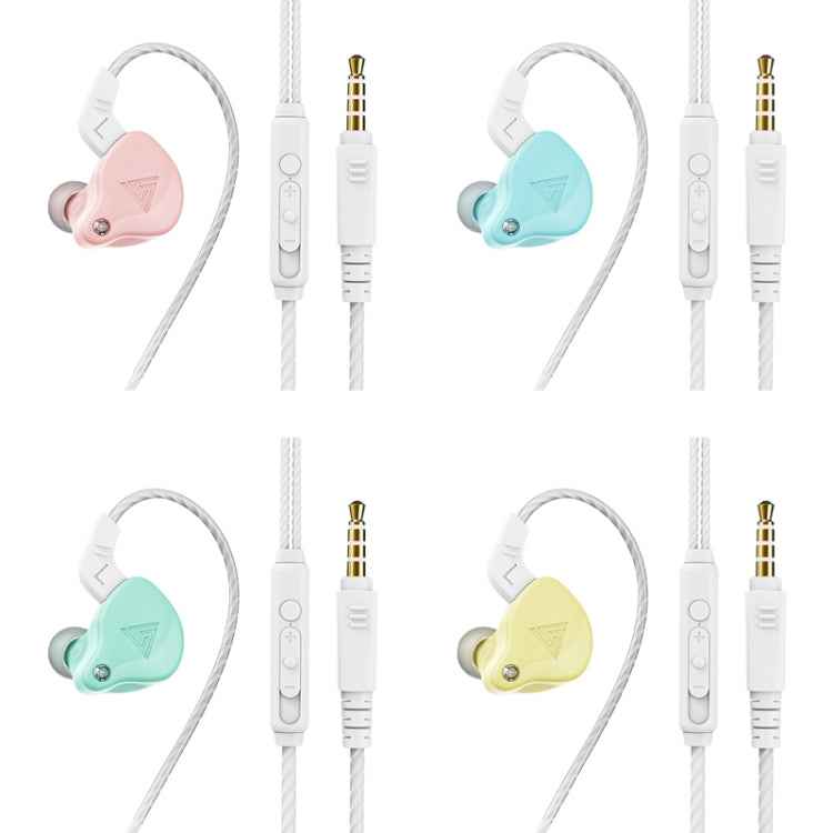 QKZ AK6-X 3.5mm In-Ear Wired Subwoofer Sports Earphone with Microphone, Cable Length: About 1.2m