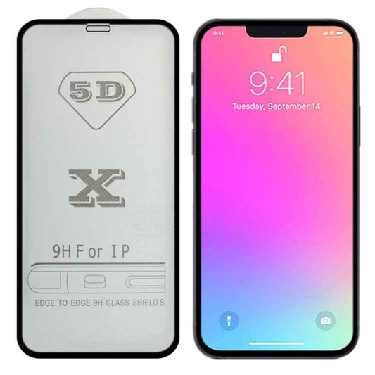 9H 5D Full Glue Full Screen Tempered Glass Film, For iPhone 13 mini  (Black) (1 PC), For iPhone 13 / 13 Pro  (Black) (1 PC), For iPhone 14 Plus / 13 Pro Max (Black) (1 PC)