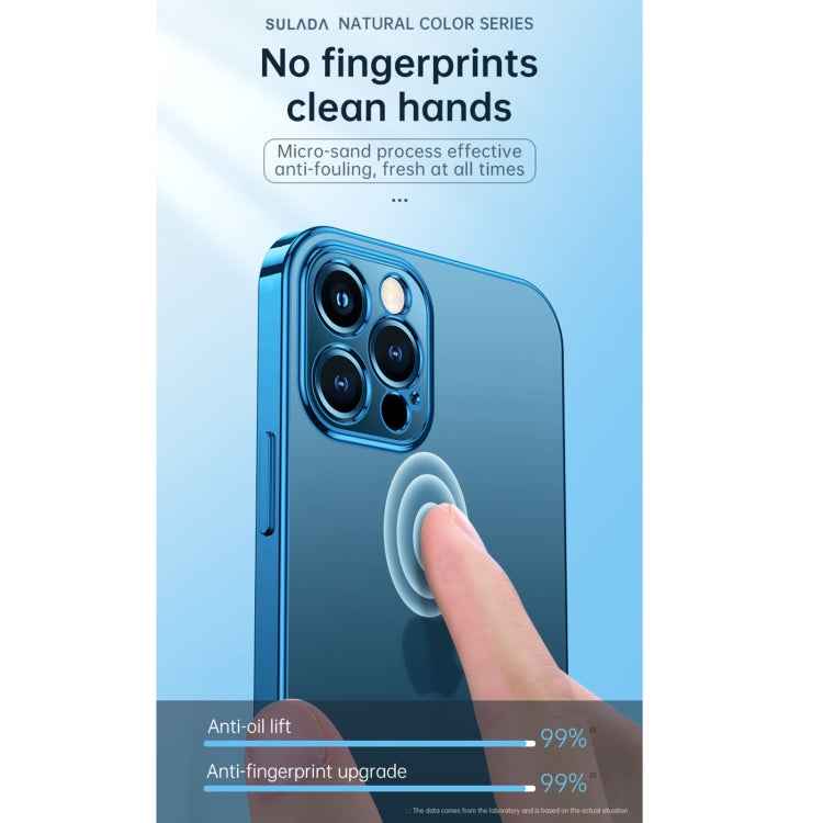 SULADA Electroplating Shockproof Ultra-thin TPU Protective Case, For iPhone 13, For iPhone 13 Mini, For iPhone 13 Pro, For iPhone 13 Pro Max