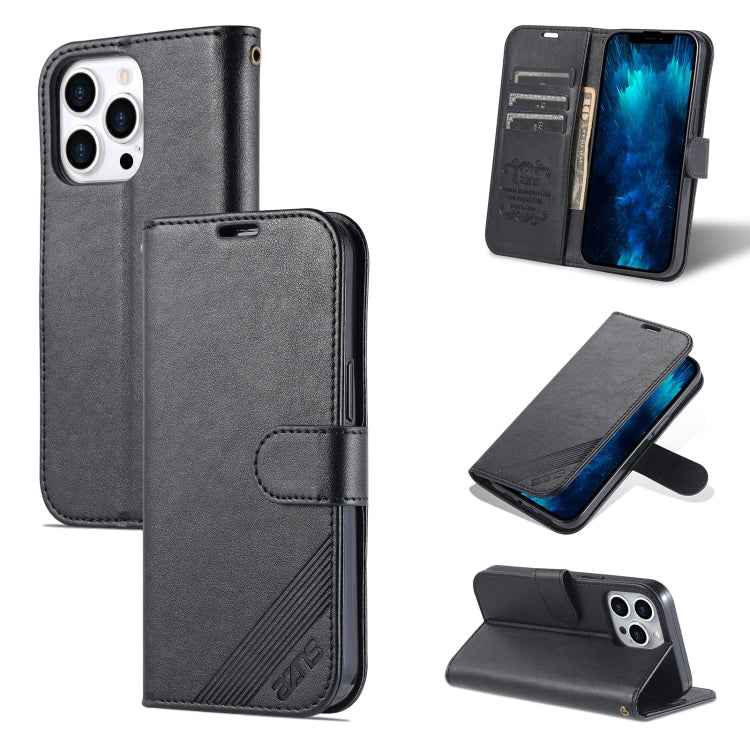 AZNS Sheepskin Texture Horizontal Flip Leather Case with Holder & Card Slots & Wallet, For iPhone 13, For iPhone 13 mini, For iPhone 13 Pro, For iPhone 13 Pro Max