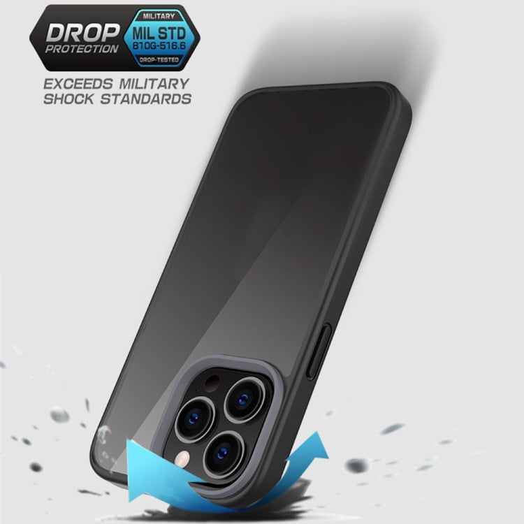 Ming Shield Hybrid Frosted Transparent PC + TPU Scratchproof Shockproof Case, For iPhone 13 mini, For iPhone 13, For iPhone 13 Pro, For iPhone 13 Pro Max