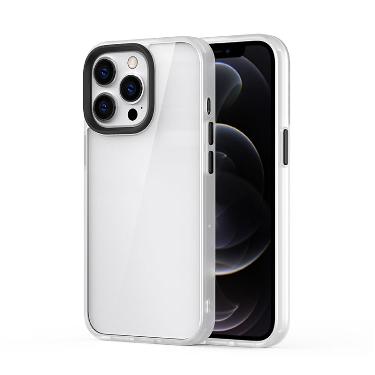 Ming Shield Hybrid Frosted Transparent PC + TPU Scratchproof Shockproof Case, For iPhone 13 mini, For iPhone 13, For iPhone 13 Pro, For iPhone 13 Pro Max