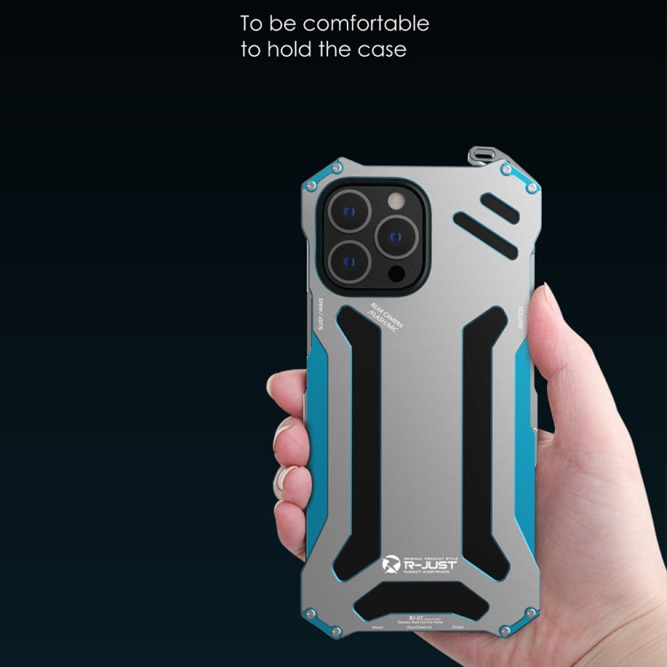 R-JUST Shockproof Armor Metal Protective Case, For iPhone 13 Pro, For iPhone 13, For iPhone 13 Pro Max