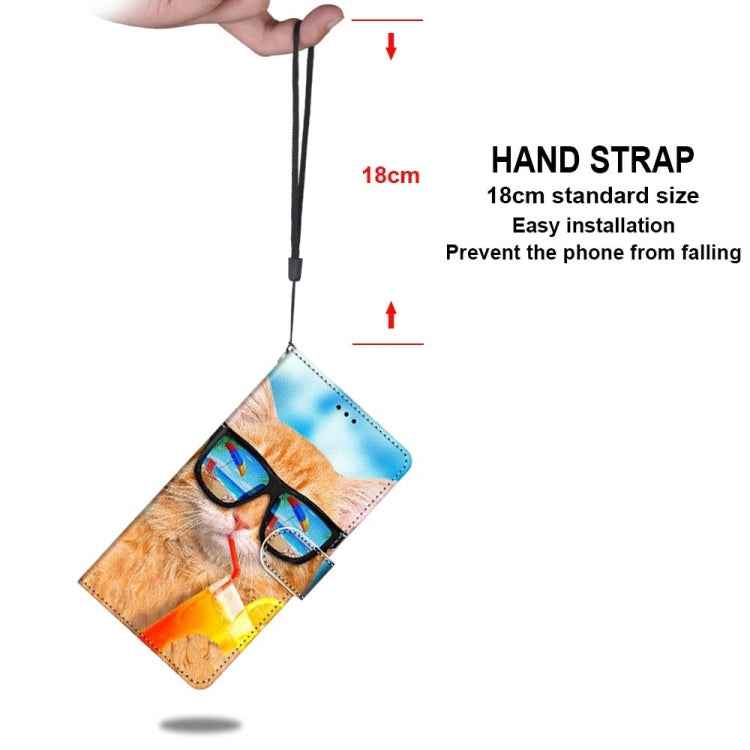 Coloured Drawing Cross Texture Horizontal Flip PU Leather Case with Holder & Card Slots & Wallet & Lanyard, For iPhone 13 mini, For iPhone 13