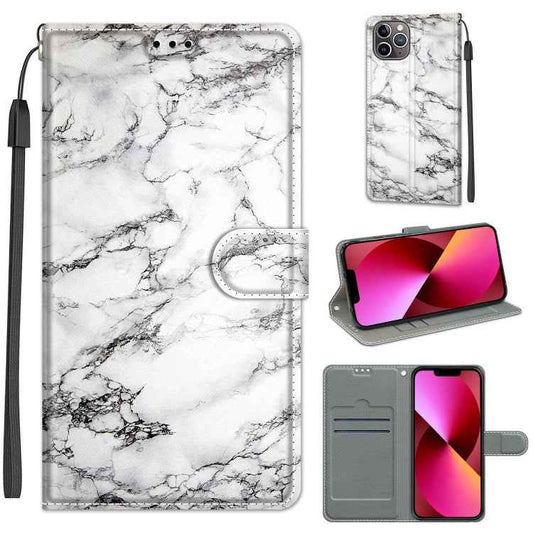 Voltage Colored Drawing Magnetic Clasp Horizontal Flip PU Leather Case with Holder & Card Slots, For iPhone 13, For iPhone 13 Pro