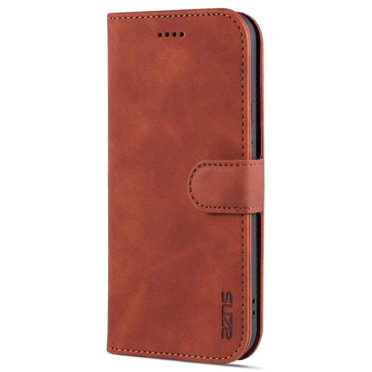 AZNS Skin Feel Calf Texture Horizontal Flip Leather Case with Card Slots & Holder & Wallet, For iPhone 13, For iPhone 13 Mini