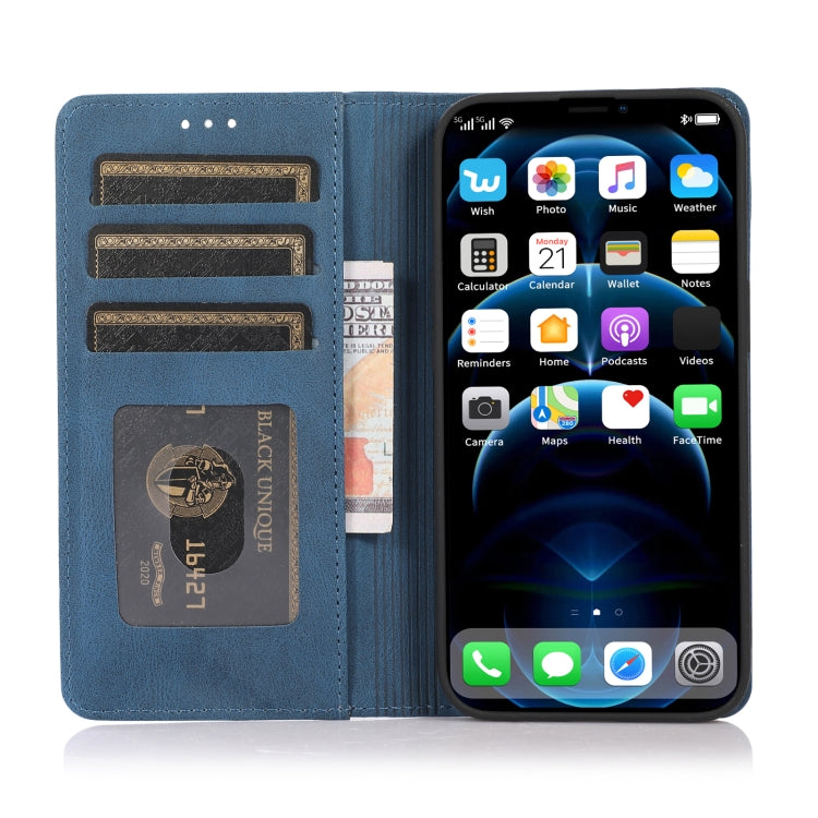 Strong Magnetic Crazy Horse Texture Horizontal Flip Leather Case with Holder & Card Slots & Wallet, For iPhone 13 mini, For iPhone 13, For iPhone 13 Pro, For iPhone 13 Pro Max