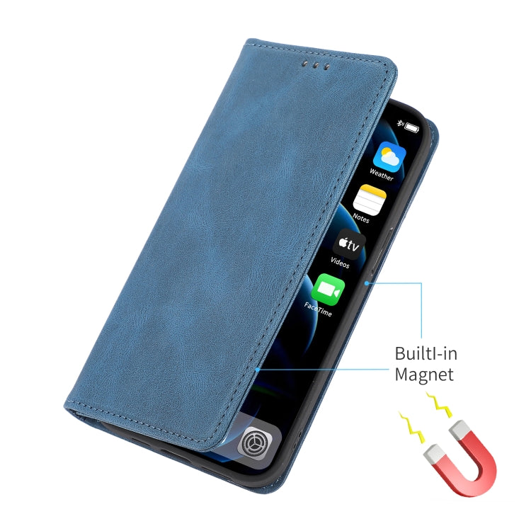 Strong Magnetic Crazy Horse Texture Horizontal Flip Leather Case with Holder & Card Slots & Wallet, For iPhone 13 mini, For iPhone 13, For iPhone 13 Pro, For iPhone 13 Pro Max
