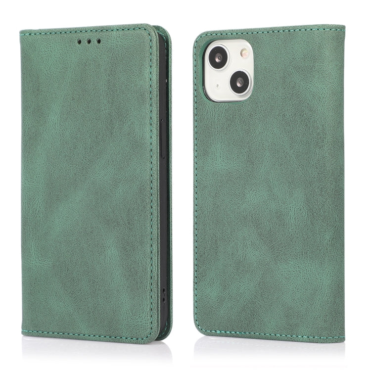 Strong Magnetic Crazy Horse Texture Horizontal Flip Leather Case with Holder & Card Slots & Wallet, For iPhone 13 mini, For iPhone 13, For iPhone 13 Pro, For iPhone 13 Pro Max