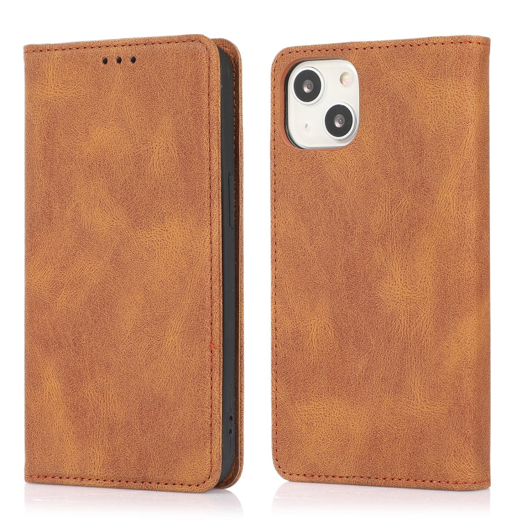 Strong Magnetic Crazy Horse Texture Horizontal Flip Leather Case with Holder & Card Slots & Wallet, For iPhone 13 mini, For iPhone 13, For iPhone 13 Pro, For iPhone 13 Pro Max