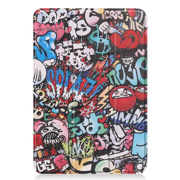 Custer Painted 3-Fold Holder Smart Leather Tablet Case, For iPad mini 6 / mini 2024, For Huawei MatePad 11 2021