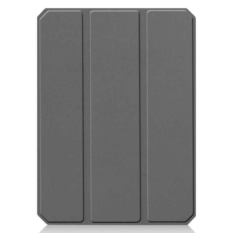 Custer Pure Color TPU Smart Leather Tablet Case with 3-Fold Holder & Pen Slot, For iPad mini 6 / mini 2024