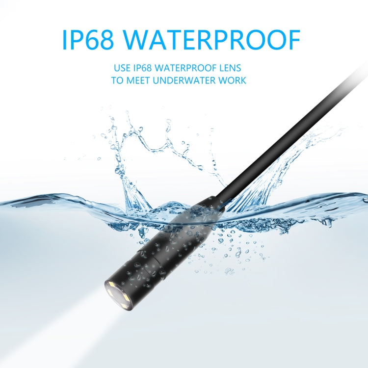 P90 11mm 4.5 inch HD 500W Autofocus Camera Endoscope Portable Waterproof Industrial Pipe Endoscope,, Hard Cable Length: 2m, Hard Cable Length: 5m, Hard Cable Length: 10m