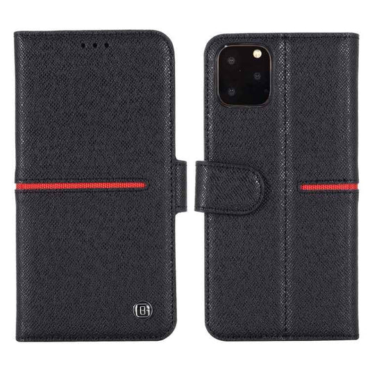 GEBEI Top-grain Leather Horizontal Flip Protective Case with Holder & Card Slots & Wallet & Photo Frame