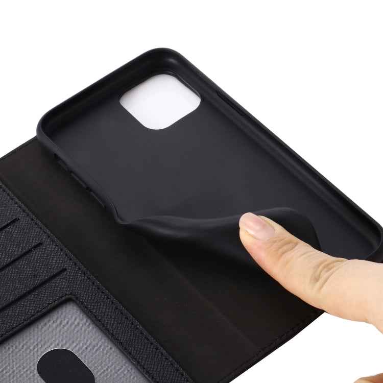 GEBEI Top-grain Leather Horizontal Flip Protective Case with Holder & Card Slots & Wallet & Photo Frame