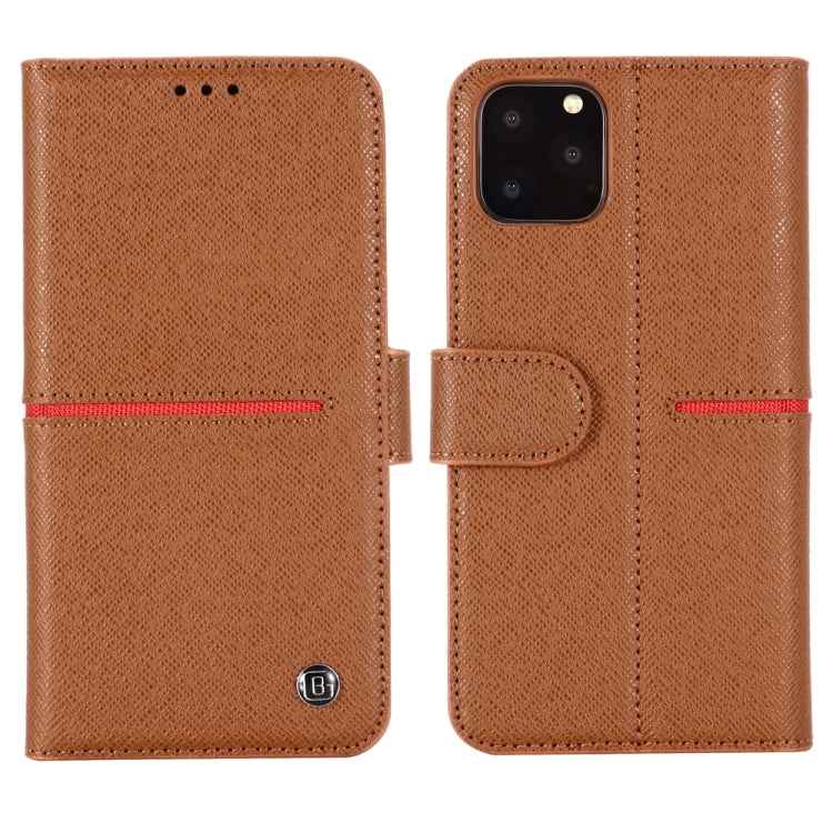 GEBEI Top-grain Leather Horizontal Flip Protective Case with Holder & Card Slots & Wallet & Photo Frame