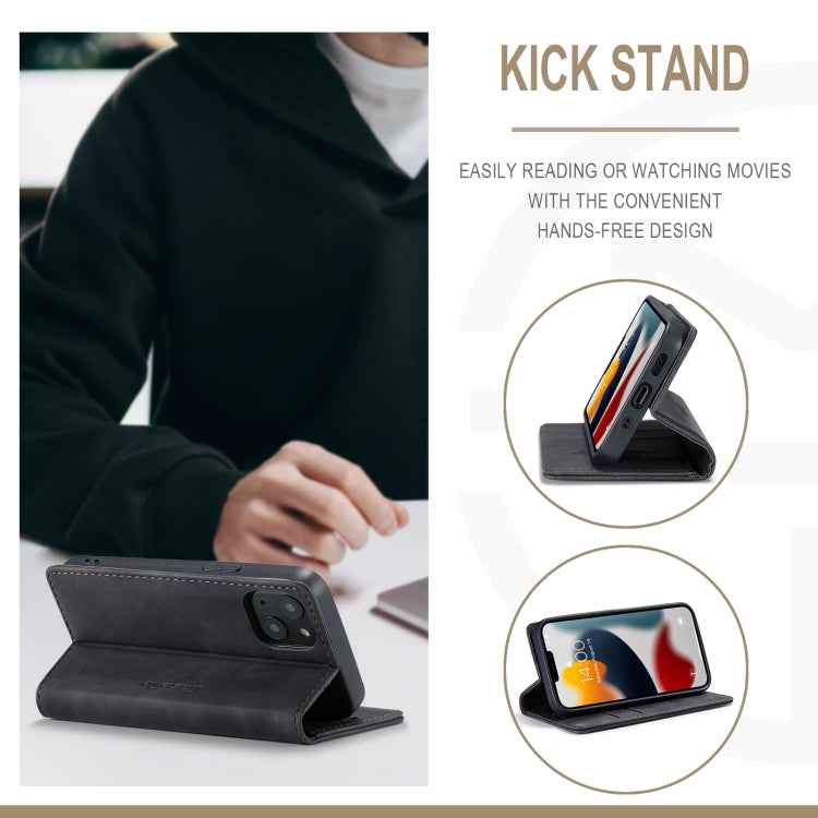 CaseMe-013 Multifunctional Retro Frosted Horizontal Flip Leather Case with Card Slot & Holder & Wallet, For iPhone 13 mini, For iPhone 13, For iPhone 13 Pro, For iPhone 13 Pro Max