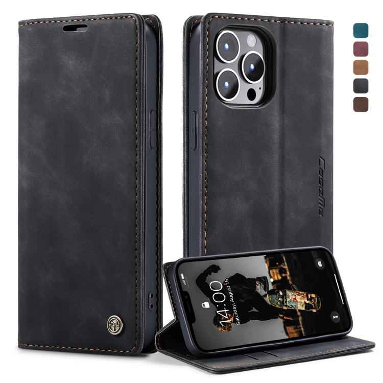 CaseMe-013 Multifunctional Retro Frosted Horizontal Flip Leather Case with Card Slot & Holder & Wallet, For iPhone 13 mini, For iPhone 13, For iPhone 13 Pro, For iPhone 13 Pro Max