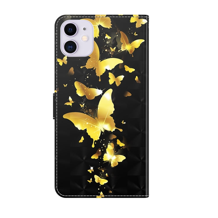 3D Painting Pattern Horizontal Flip TPU + PU Leather Case with Holder & Card Slots & Wallet, For iPhone 13 mini, For iPhone 13, For iPhone 13 Pro, For iPhone 13 Pro Max