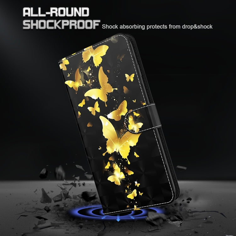 3D Painting Pattern Horizontal Flip TPU + PU Leather Case with Holder & Card Slots & Wallet, For iPhone 13 mini, For iPhone 13, For iPhone 13 Pro, For iPhone 13 Pro Max